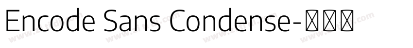 Encode Sans Condense字体转换